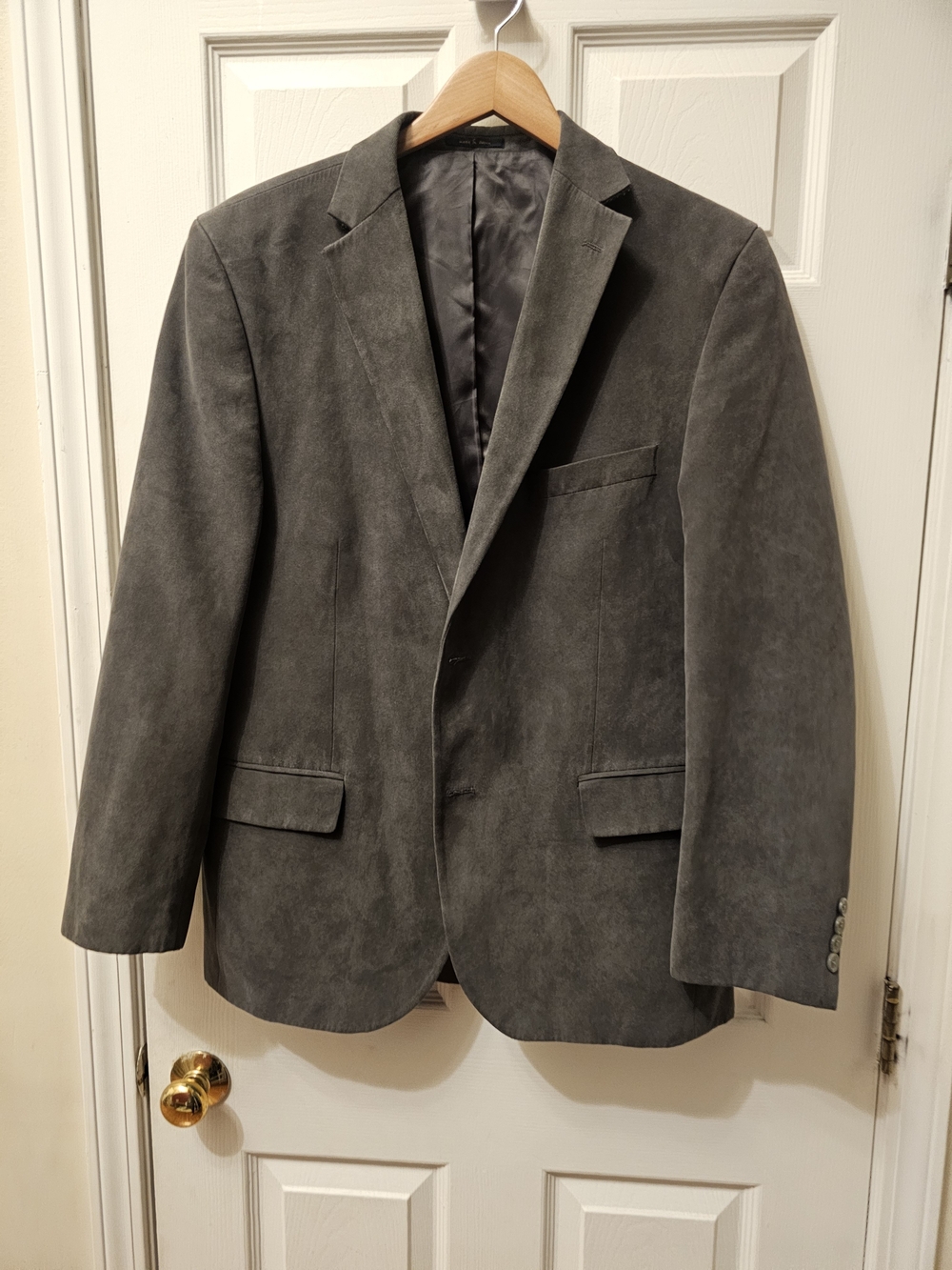 Club Room Gray Suede Sport Coat